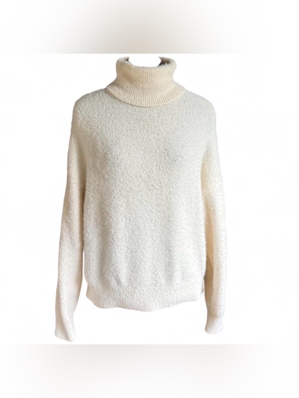 H&M Cream Turtleneck Sweater